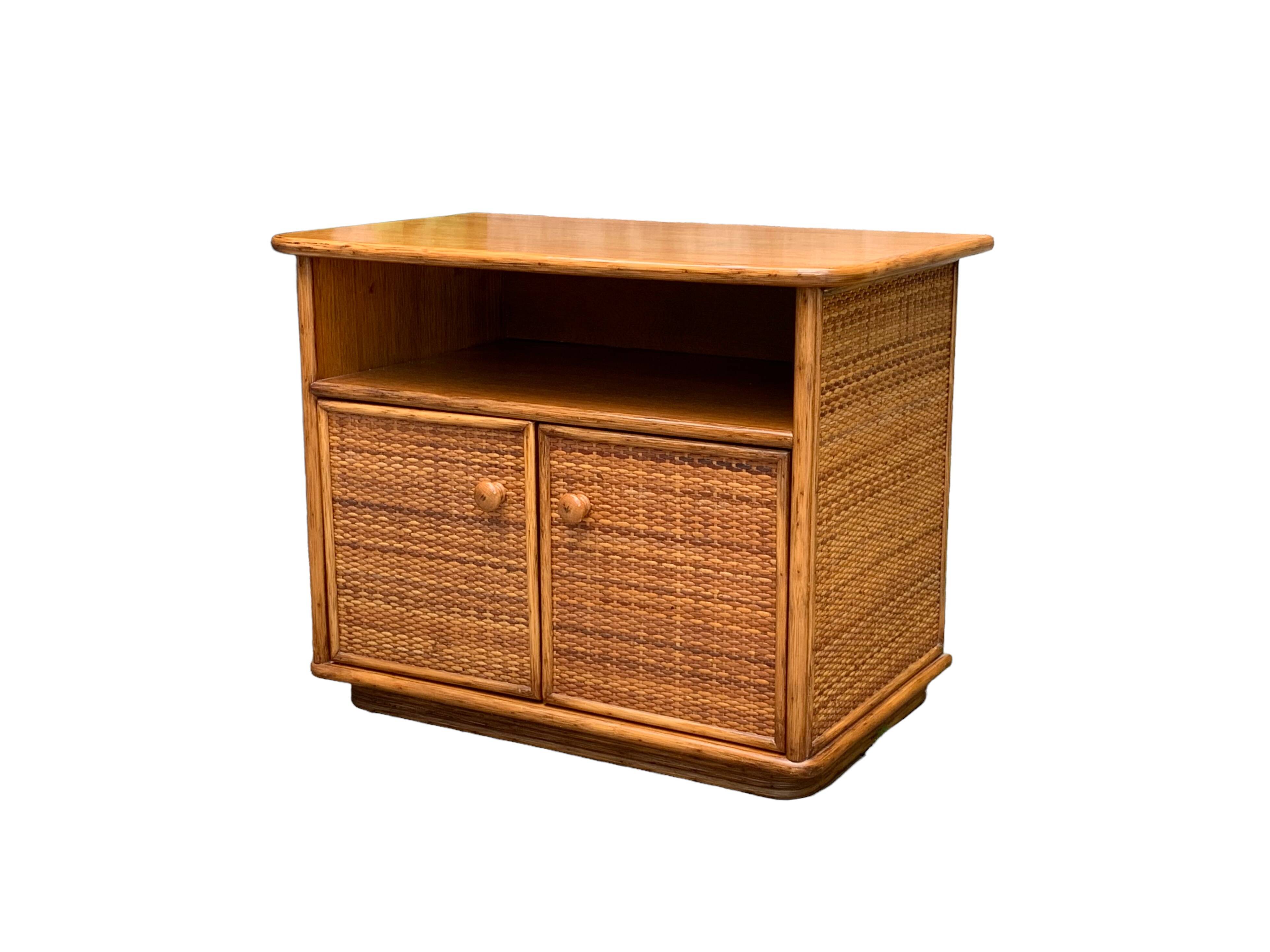 Oak rattan and woven wicker furniture 1980