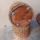 Table basse et tabourets en corde