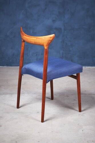 Vintage Teak Dining Chairs by Kurt Østervig, 1960s, Set of 6