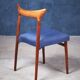 Vintage Teak Dining Chairs by Kurt Østervig, 1960s, Set of 6