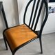 Pair of vintage metal bistro chairs