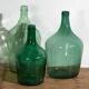 Antique green colored demiurge boxes (c.1920). Set of 3 pieces