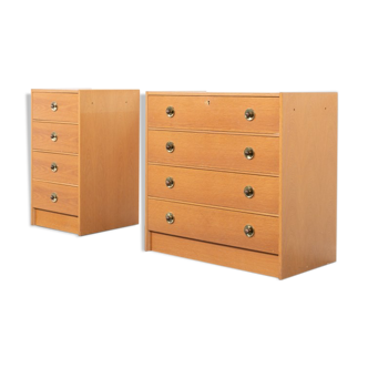 Pair of modern Scandinavian dressers from the 1960s