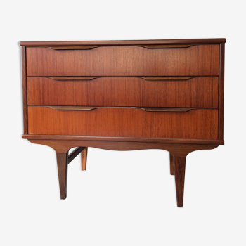 Commode scandinave en teck des années 70