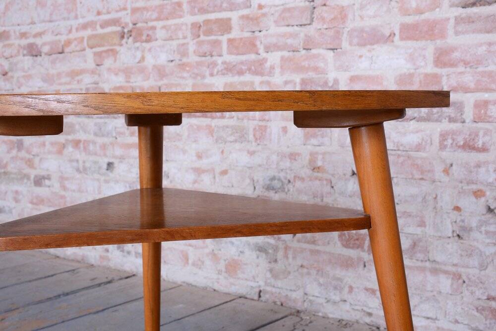 Mid-Century Wooden Table by Český Nábytek-Np Jičín, Czech, 1950s