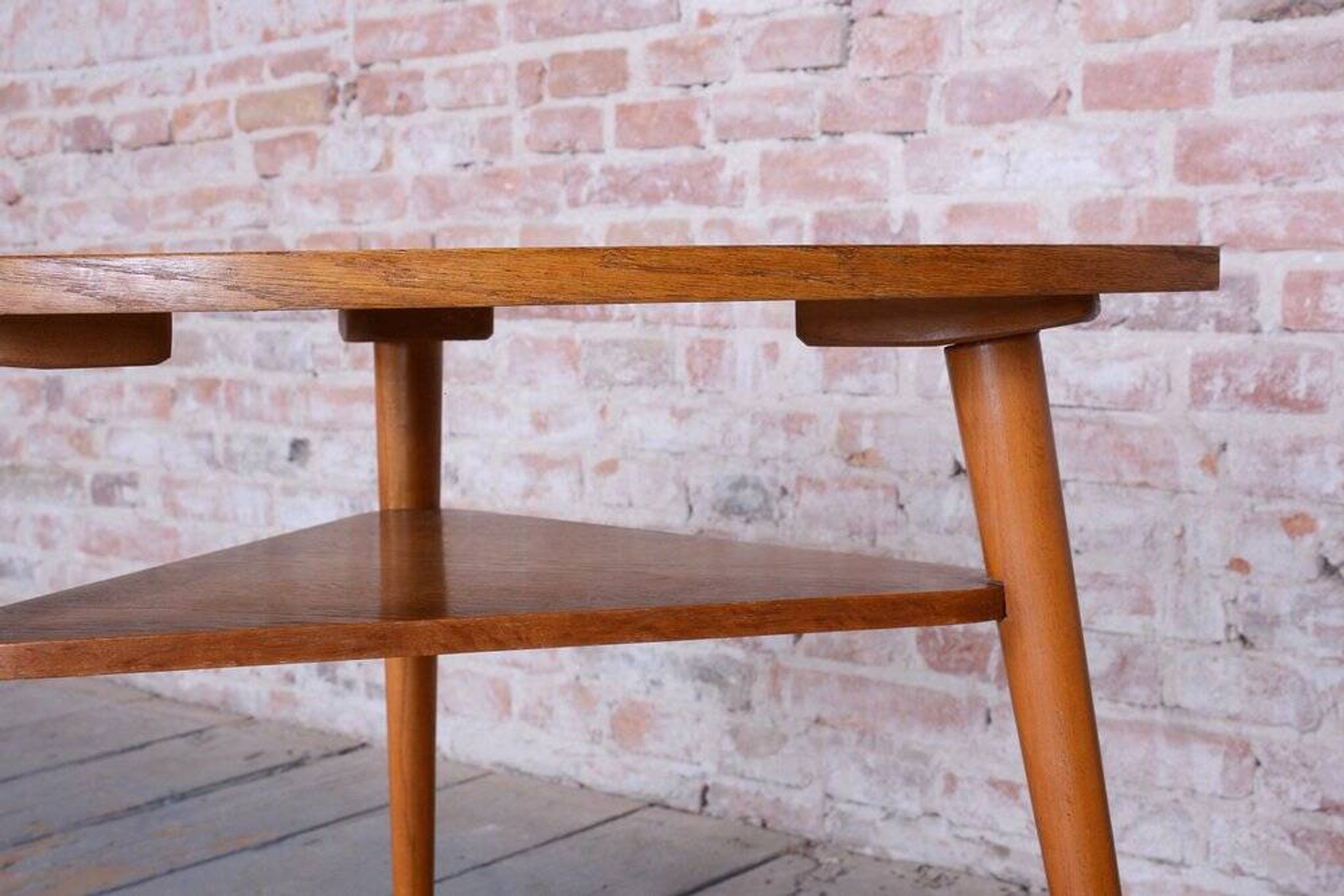 Mid-Century Wooden Table by Český Nábytek-Np Jičín, Czech, 1950s