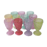 Color wine glasses
