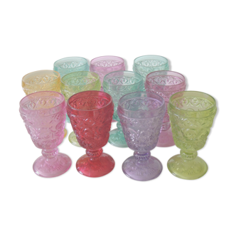 Verres à vin couleur