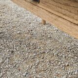 Rustic farmhouse table in solid oak with antique patina finish 200 x 90