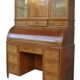 Time's roll-top desk Louis XVI, directoire era end 18th century mahogany