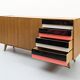 Model U-460 Sideboard in Oak by Jiří Jiroutek for Interier Praha, 1965