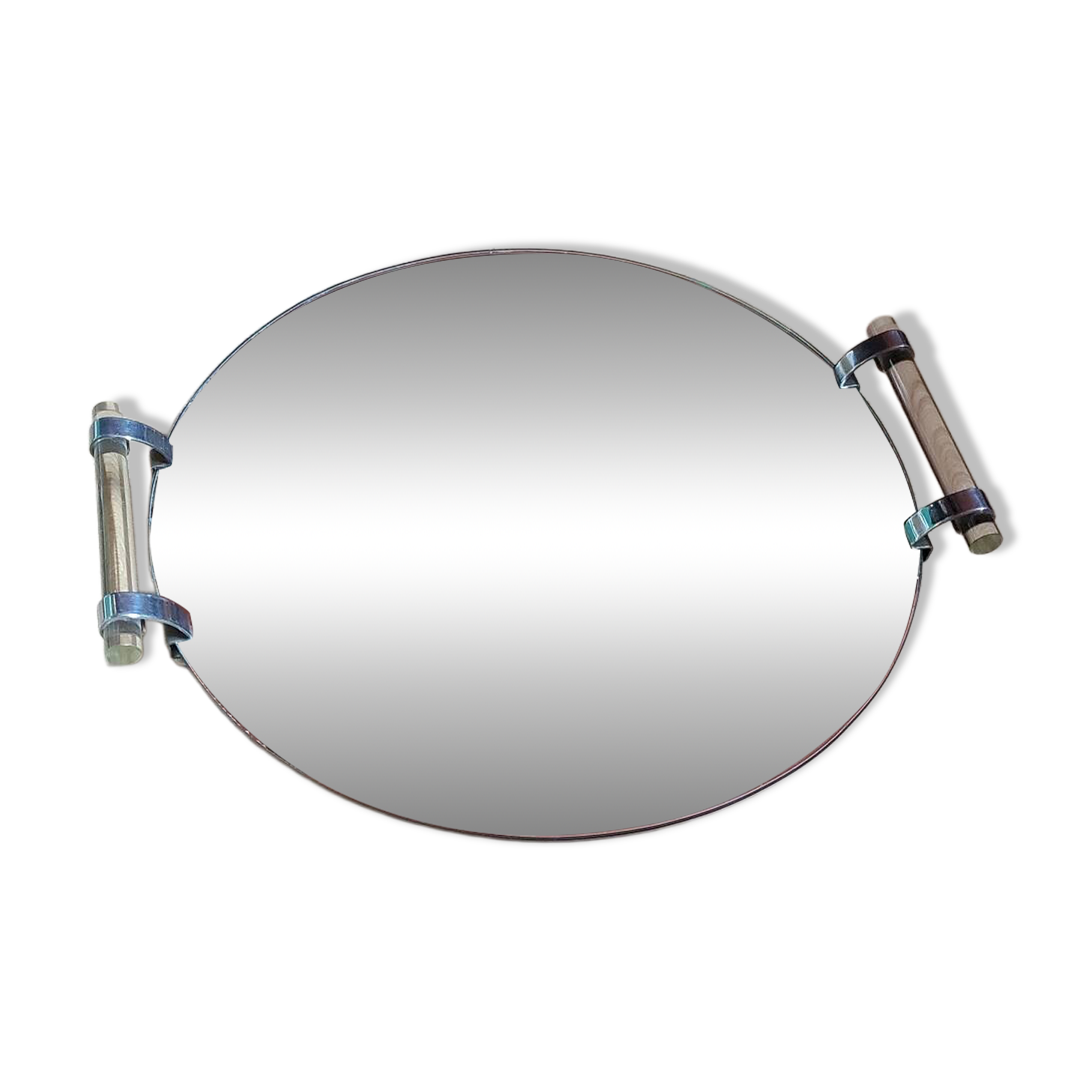 vintage mirror tray 45 cm