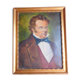 Portrait of Franz Schubert signed Fv Heyer dated 1929
