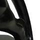 French Art Deco Style Panther Sculpture Black Lacquered Plaster 56cm