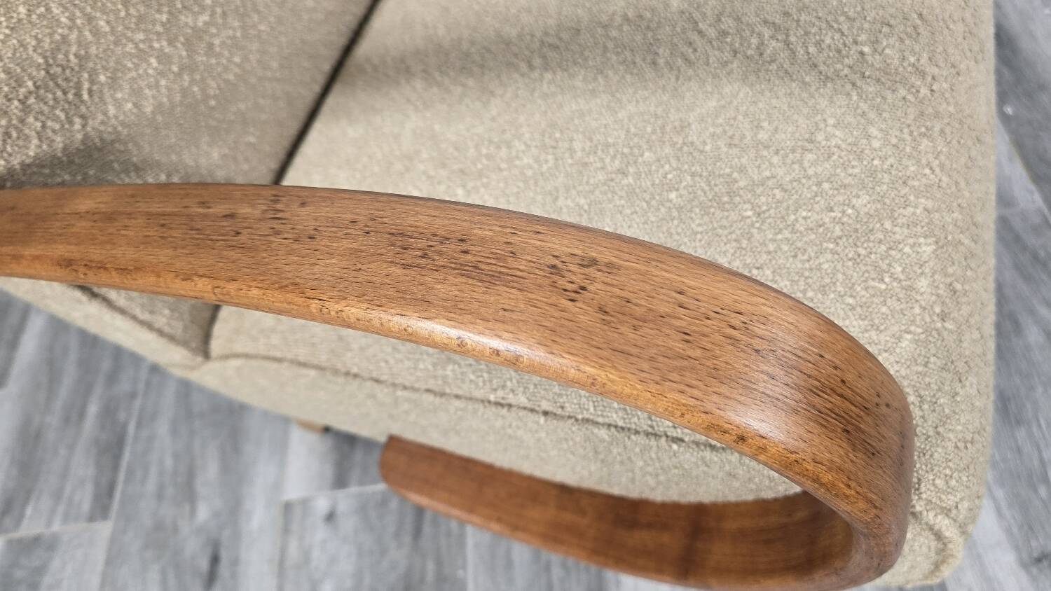 Art Deco Lounge Chair by Jindrich Halabala, 1940s