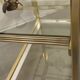 Vintage brass bar service