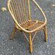 Children's rattan and wicker armchair/chair