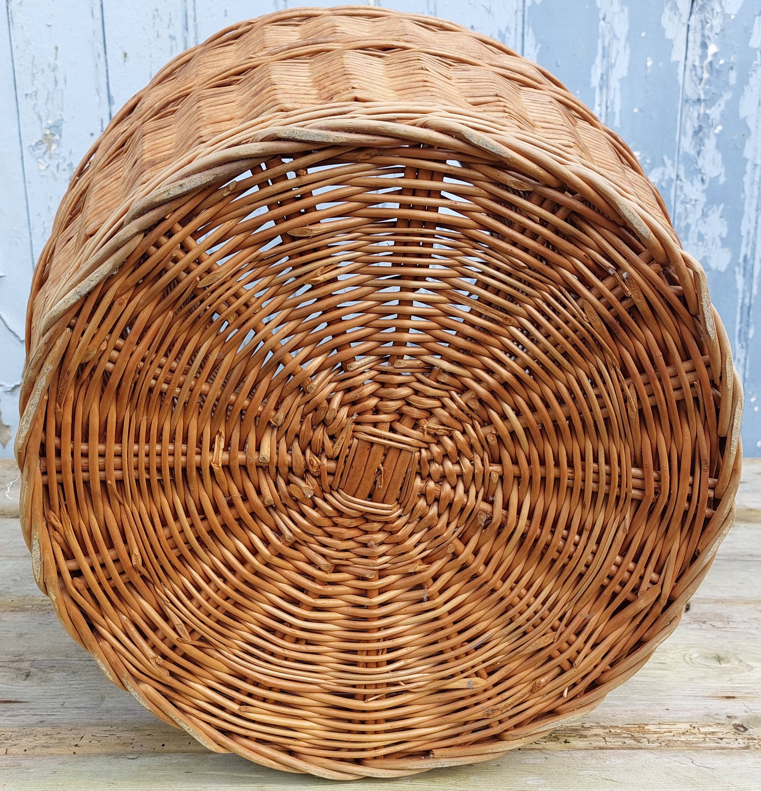 wicker laundry basket
