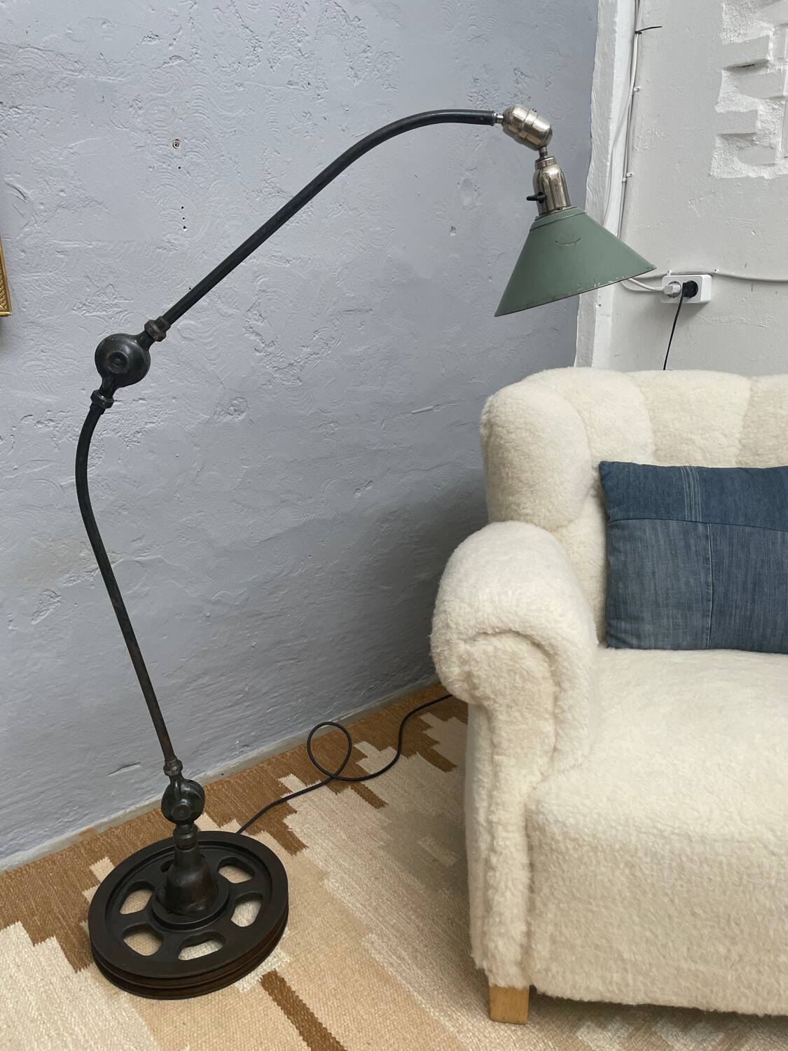 Industrial Triplex Lamp Designed by Johan Petter Johanson in the 1930s