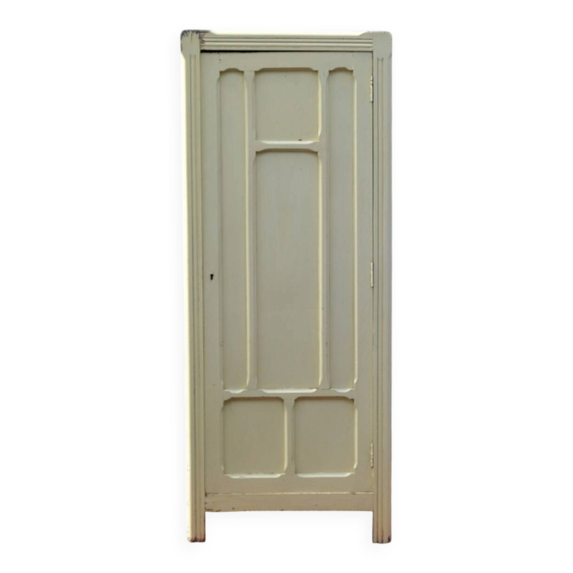 Parisian wardrobe, original paint, Art Deco 1930-1940