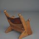 Vintage Childrens Oak Chair. 1930s