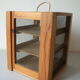 Cheese cellar of wooden table and grill decoration kitchen Normandy countryside