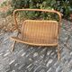 Rattan magazine rack