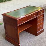 Rosjohn 1950s English Solid Mahogany Desk
