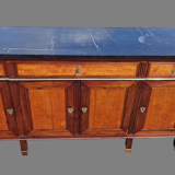 Enfilade early nineteenth fossilized marble top
