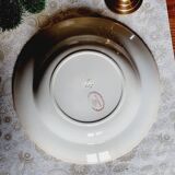 6 mismatched earthenware soup plates lot 8