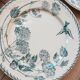 Series of 4 flat plates Terre de fer Creil et Montereau
