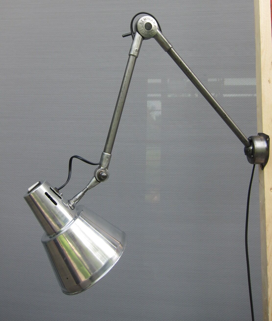 Workshop wall lamp 2 arms SEMINARA Italy