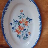 Old Faience dish - Restored in the old style