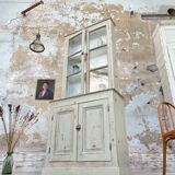 Two-body display cabinet, circa 1900