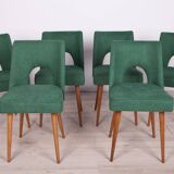 Polish Shell Chairs from Bydgoszcz Furniture Factory, 1960s, Set of 6