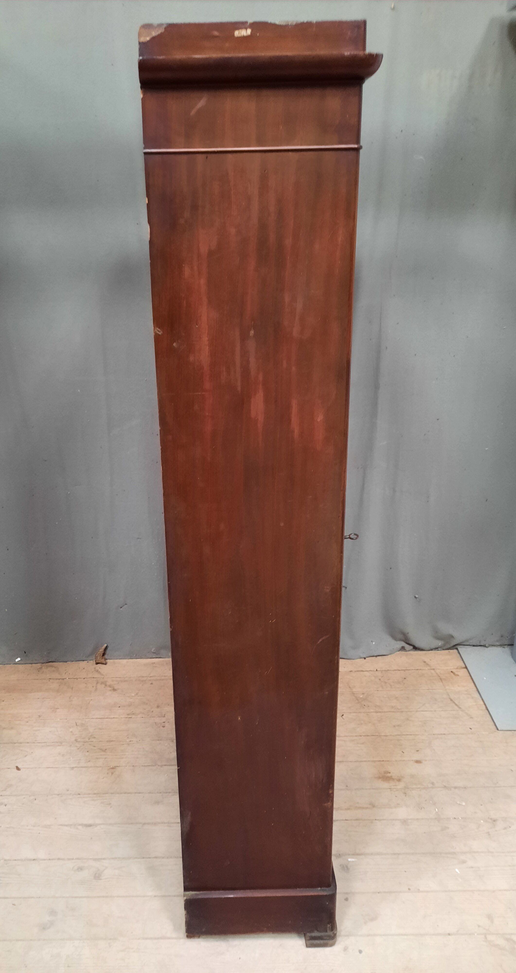 Small mahogany wardrobe