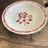 Plat creux à fleurs ancien