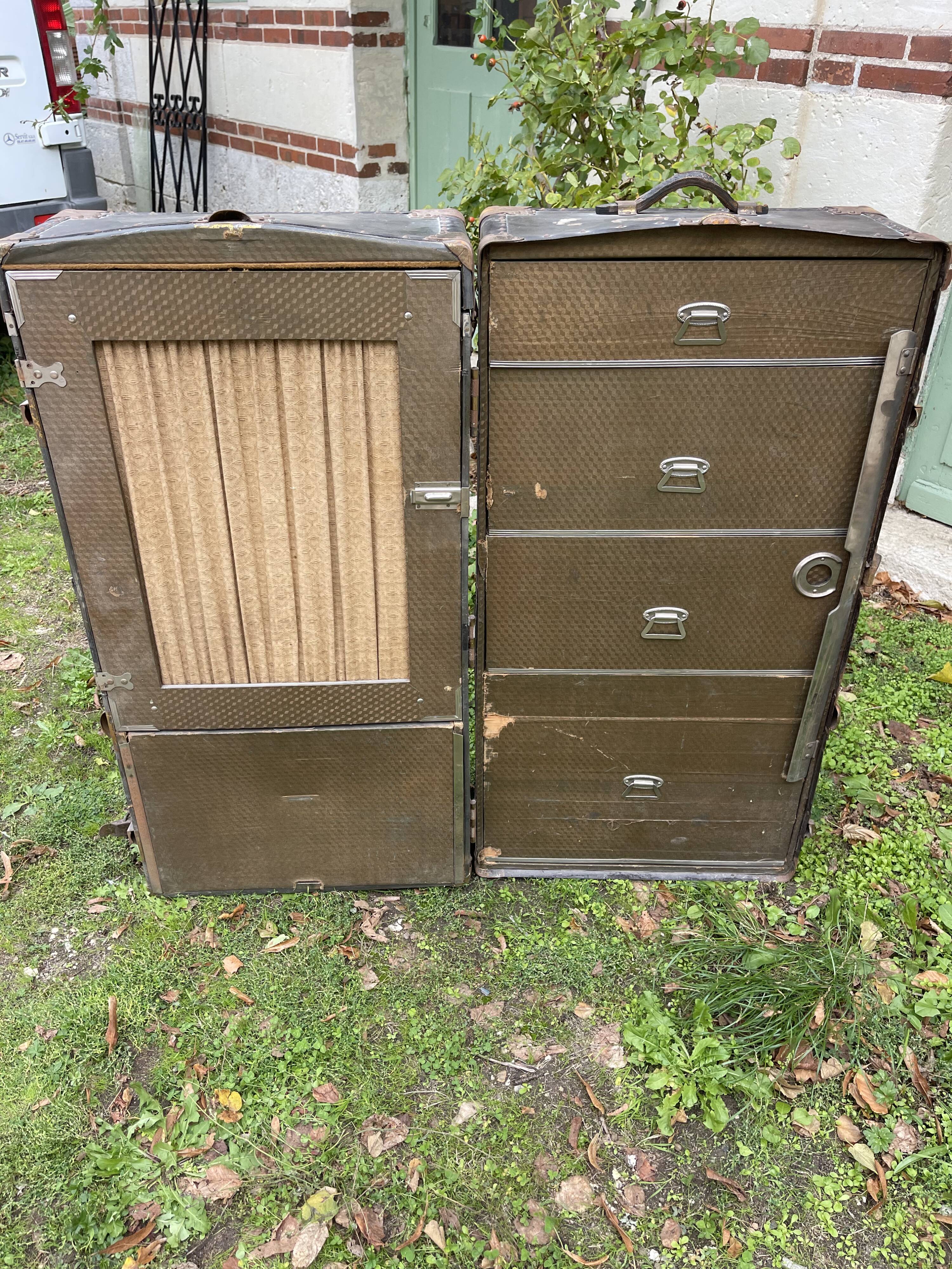 Vintage travel trunk