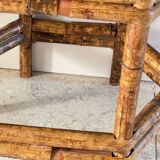 Table basse bambou vintage