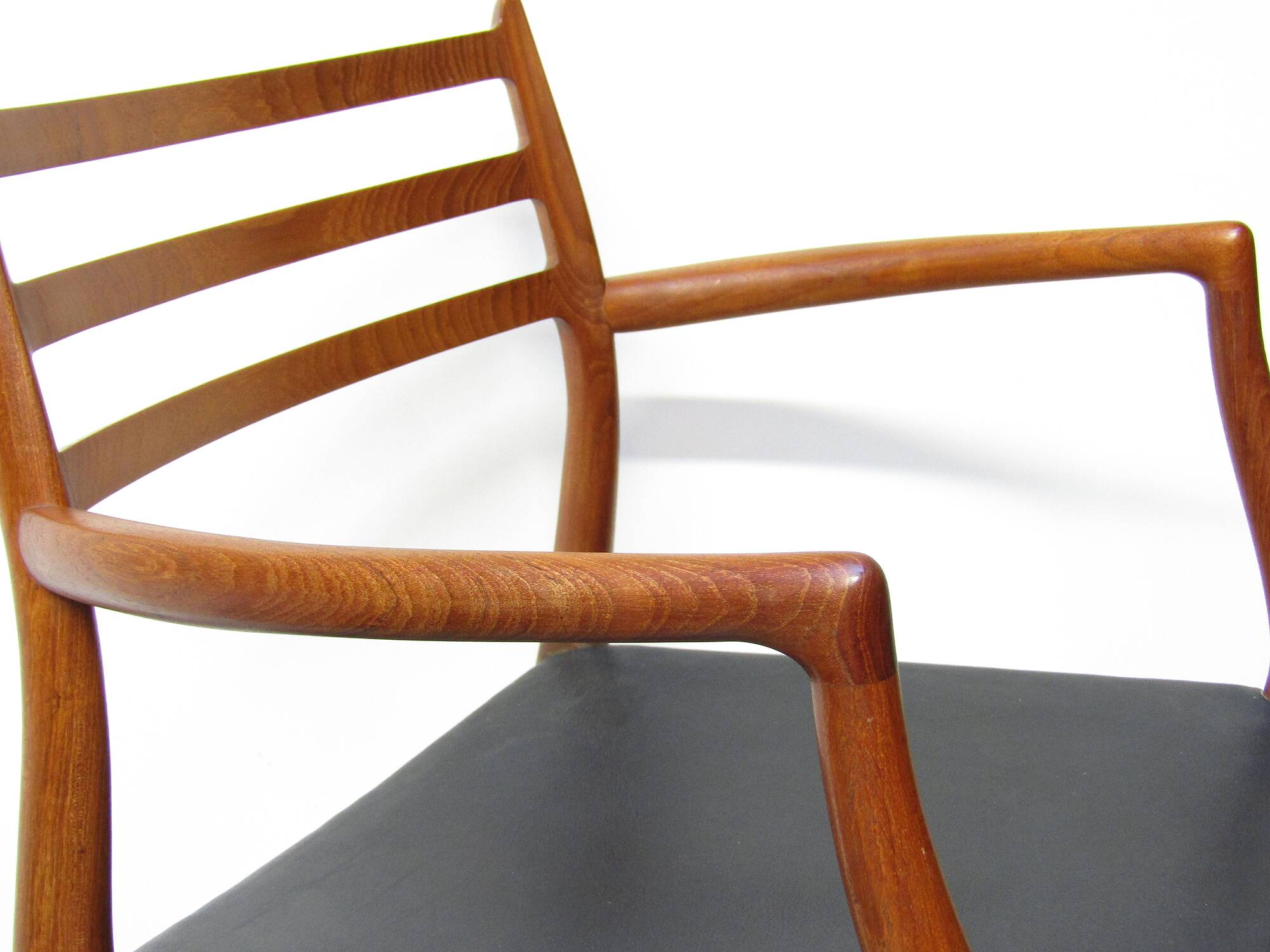 Set of Four 1950s Danish Model 62 and Model 78 Dining Chairs by Niels Molle