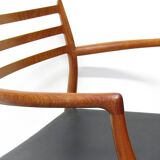 Set of Four 1950s Danish Model 62 and Model 78 Dining Chairs by Niels Molle