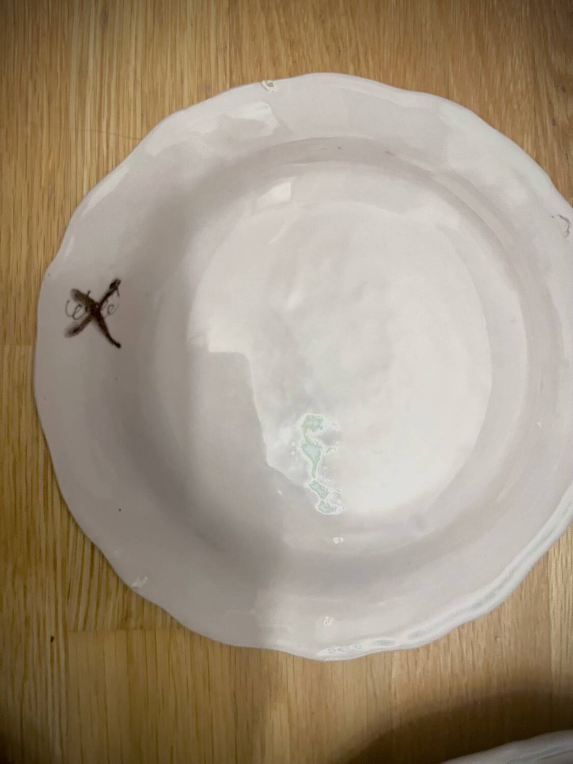 Set of 6 Earthenware Plates Martres Tolosane Moustiers Antique Tableware 19th Century