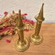 Bougeoirs vintage laiton