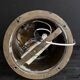 Antique lighting lantern, gilt brass marine compass binnacle "Askania", 1910, Germany