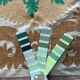 Vintage hand-embroidered tablecloth 128x135 cm