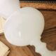 white opaline vase
