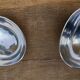 Pair of cast aluminum cups, 1970s