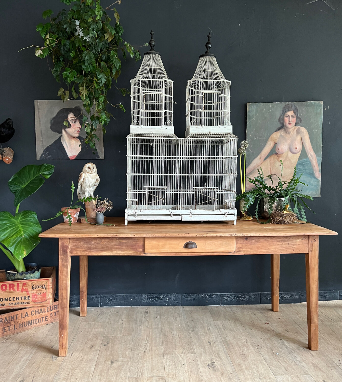 Large old cage napoleon 3