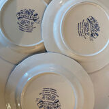 Lot 3 assiettes english style