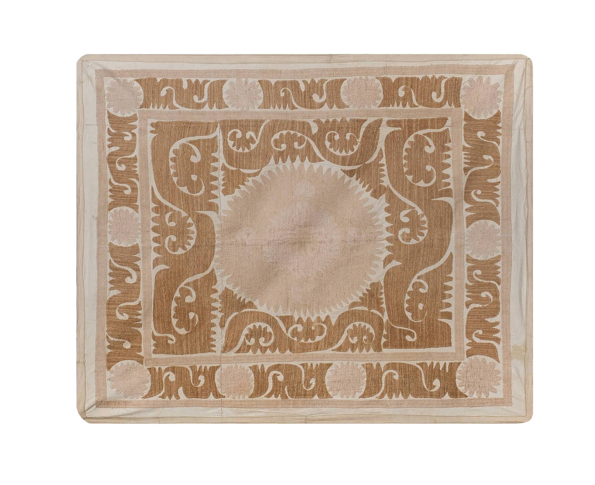 Tapis noué à la main, tapis turc vintage 120x138 cm